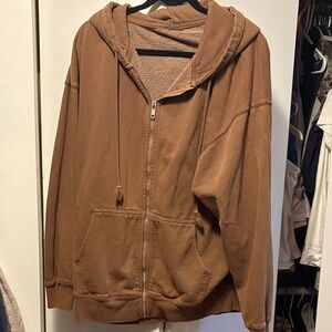 Brandy Melville Brown Hoodie